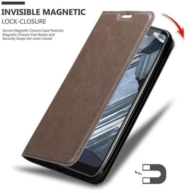 Nokia 5.1 PLUS / X5 Skal Fodral Case (Brun)