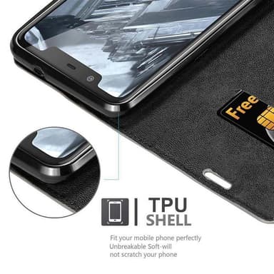 Nokia 5.1 PLUS / X5 Skal Fodral Case (Brun)