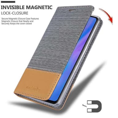 Huawei P30 Plånboksfodral Skal (Grå)