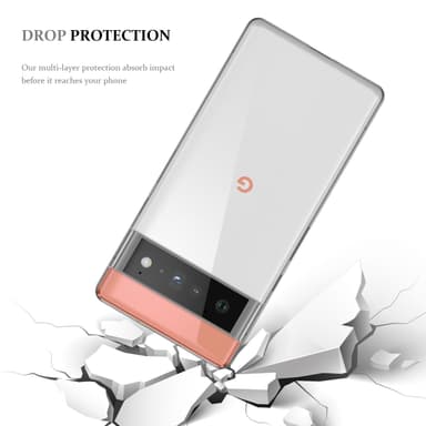 Google PIXEL 6 PRO Skal Fodral Case (Transparent)