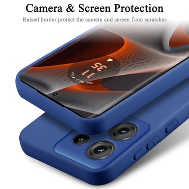 Motorola Edge 50 Pro Skal Fodral Case (Blå)