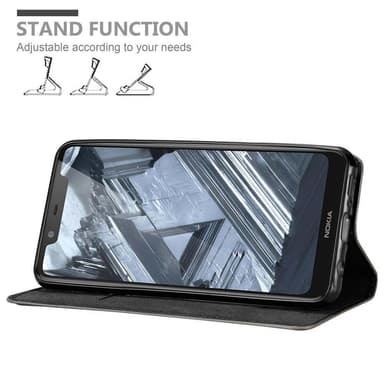 Nokia 5.1 PLUS / X5 Skal Fodral Case (Brun)