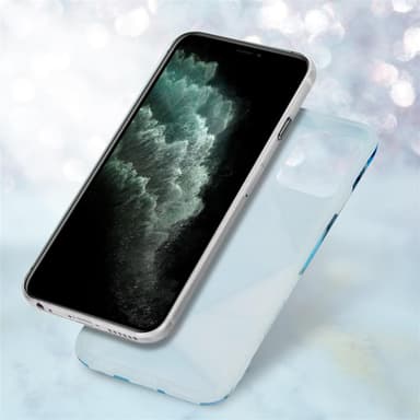 iPhone 12 MINI Plånboksfodral Skal (Blå)