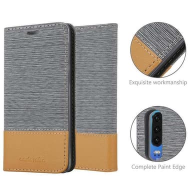 Huawei P30 Plånboksfodral Skal (Grå)