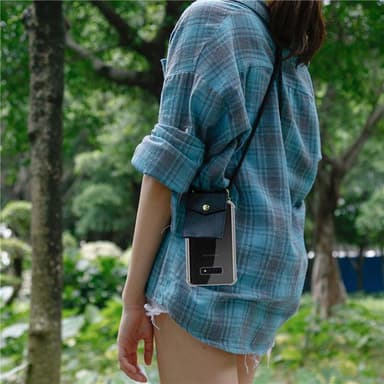 Samsung Galaxy S10e Skal Fodral Kedja (Svart)