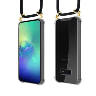 Samsung Galaxy S10e Skal Fodral Kedja (Svart)