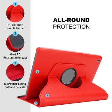 iPad MINI / MINI 2 / MINI 3 Skal Fodral Case (Röd)