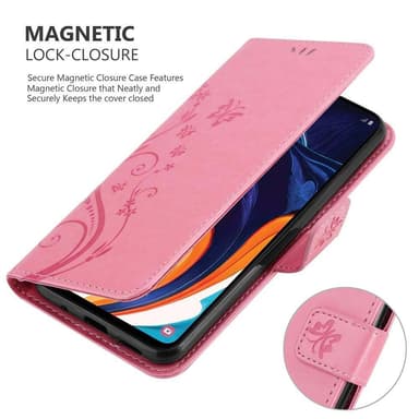 Samsung Galaxy A60 / M40 Plånboksfodral Skal (Rosa)
