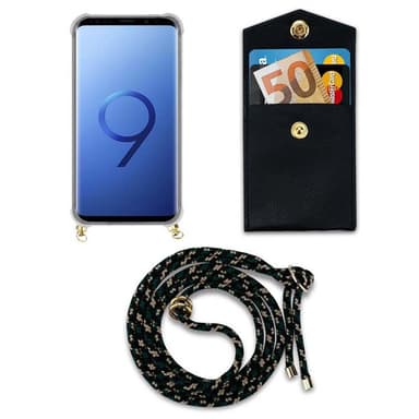 Samsung Galaxy S9 PLUS Skal Fodral Kedja (Brun)