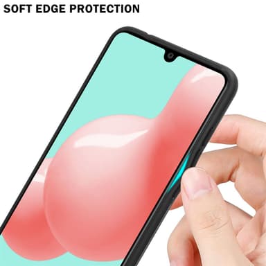 Samsung Galaxy A41 Skal Fodral Case (Svart)