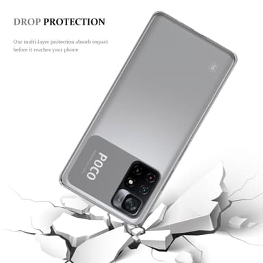 Xiaomi POCO M4 PRO 5G Skal Fodral Case (Transparent)