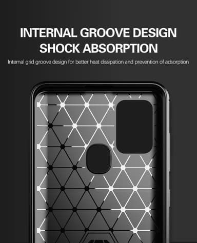 Samsung Galaxy A21s Skal Fodral Case (Blå)