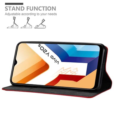 Vivo Y20s Skal Fodral Case (Röd)