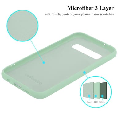 Samsung Galaxy S10 4G Skal Fodral Case (Grön)
