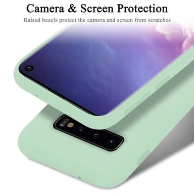 Samsung Galaxy S10 4G Skal Fodral Case (Grön)