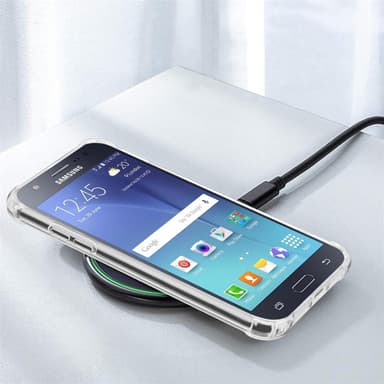Samsung Galaxy J7 2015 Skal Fodral Case (Transparent)