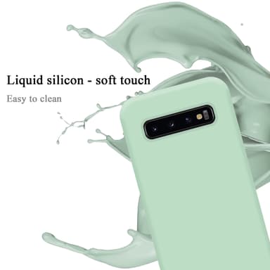 Samsung Galaxy S10 4G Skal Fodral Case (Grön)