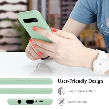 Samsung Galaxy S10 4G Skal Fodral Case (Grön)