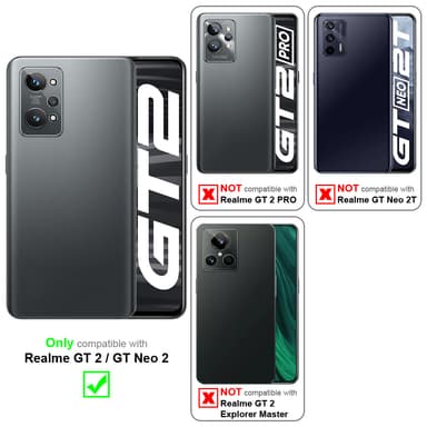 Skal Realme GT / GT Neo 2T / Q3 PRO Fodral Case (Svart)