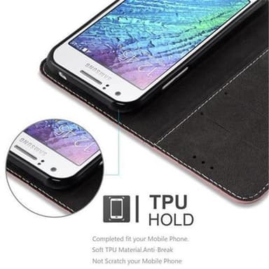 Samsung Galaxy J1 2015 Skal Fodral Case (Rosa)