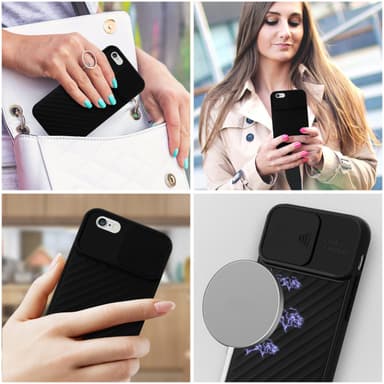 iPhone 6 PLUS / 6S PLUS Skal Fodral Case (Svart)
