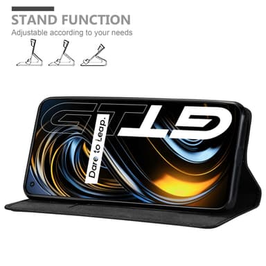 Realme GT / GT Neo 2T / Q3 PRO Skal Fodral Case (Svart)