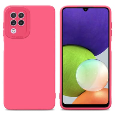 Samsung Galaxy A22 4G Skal Fodral Case (Röd)
