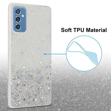 Samsung Galaxy M52 5G Skal Fodral Case (Genomskinlig)