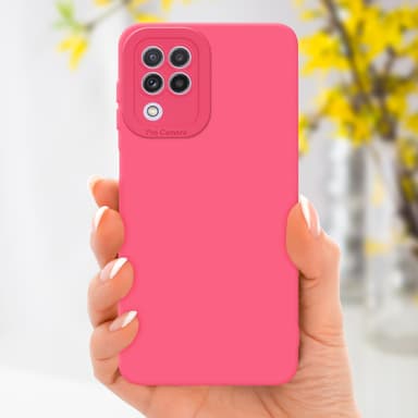 Samsung Galaxy A22 4G Skal Fodral Case (Röd)