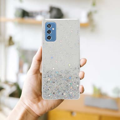 Samsung Galaxy M52 5G Skal Fodral Case (Genomskinlig)