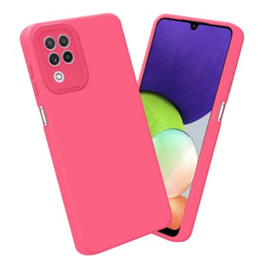Samsung Galaxy A22 4G Skal Fodral Case (Röd)