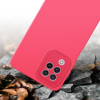 Samsung Galaxy A22 4G Skal Fodral Case (Röd)