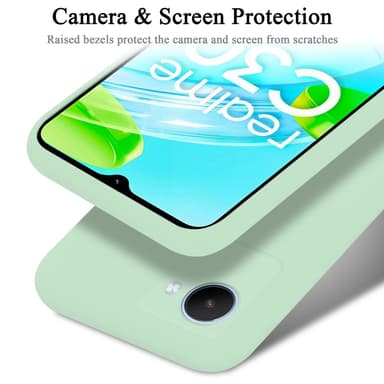 Realme C30 / Narzo 50i PRIME Skal Fodral Case (Grön)