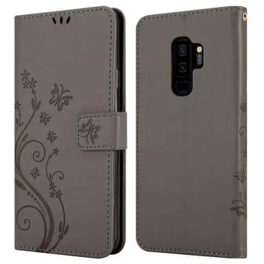 Samsung Galaxy S9 PLUS Plånboksfodral Skal (Grå)