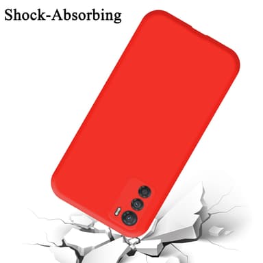 Motorola MOTO G42 Skal Fodral Case (Röd)