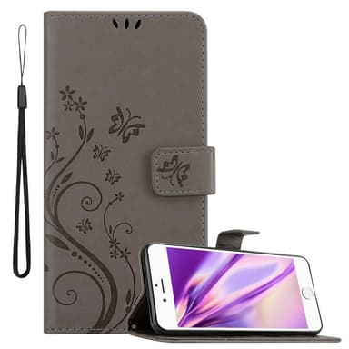 iPhone 6 PLUS / 6S PLUS Plånboksfodral Skal (Grå)