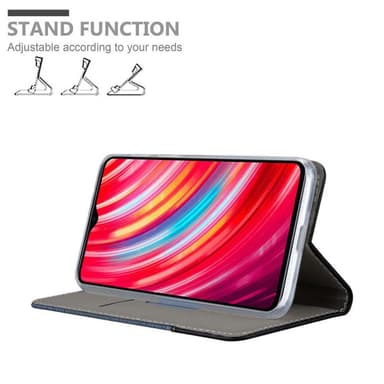 Xiaomi RedMi NOTE 8 PRO Plånboksfodral Skal (Blå)