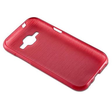Samsung Galaxy J1 2015 Skal Fodral Case (Röd)