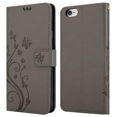 iPhone 6 PLUS / 6S PLUS Plånboksfodral Skal (Grå)