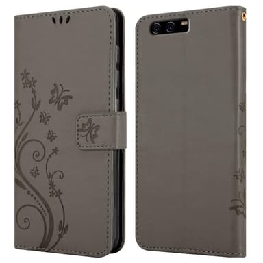 Huawei P10 PLUS Plånboksfodral Skal (Grå)