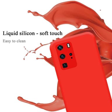 Huawei P40 PRO / P40 PRO+ Skal Fodral Case (Röd)