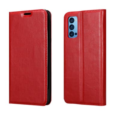 Oppo Reno4 Skal Fodral Case (Röd)