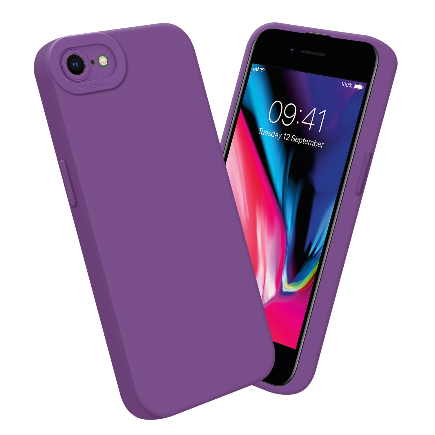 iPhone 7 / 7S / 8 / SE 2020 Skal Fodral Case (Lila)