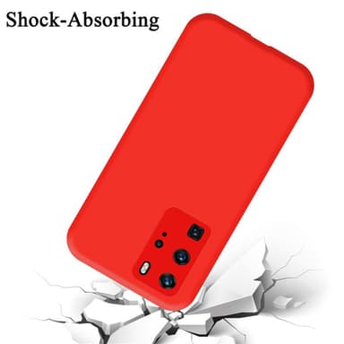 Huawei P40 PRO / P40 PRO+ Skal Fodral Case (Röd)