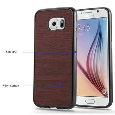 Samsung Galaxy S6 Skal Fodral Case (Brun)