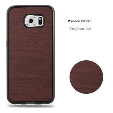 Samsung Galaxy S6 Skal Fodral Case (Brun)