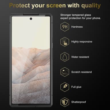 Google PIXEL 6 Skyddsglas Skyddsfilm Skärmskydd