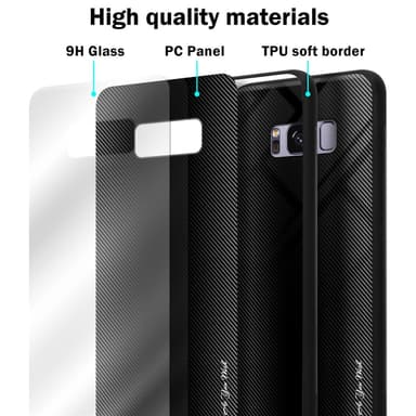 Samsung Galaxy S8 PLUS Skal Fodral Case (Svart)