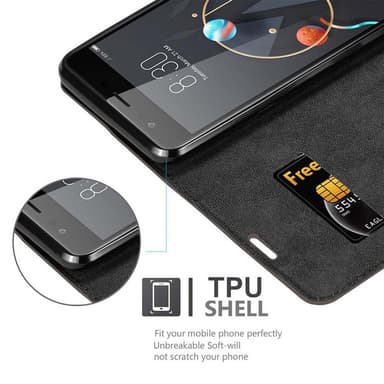 ZTE Nubia M2 Skal Fodral Case (Brun)