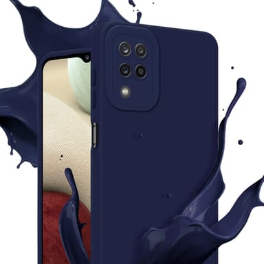 Samsung Galaxy A12 / M12 Skal Fodral Case (Blå)